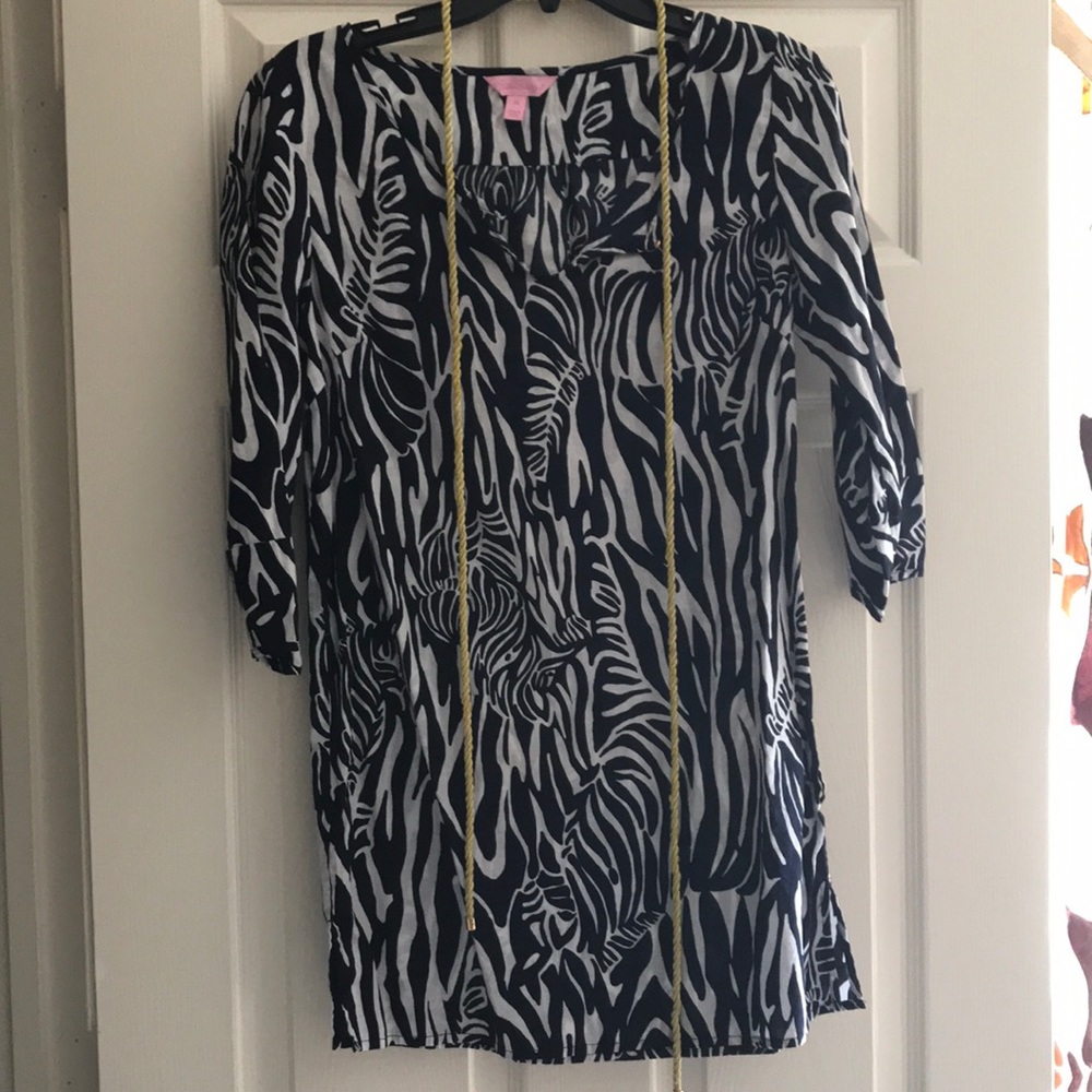 Blue and white Lilly Pulitzer Tunic